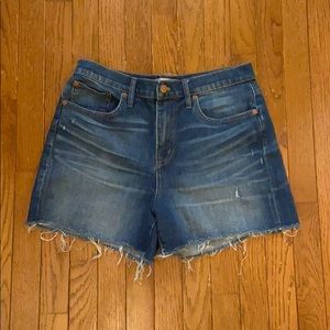Madewell High Waisted Denim Short